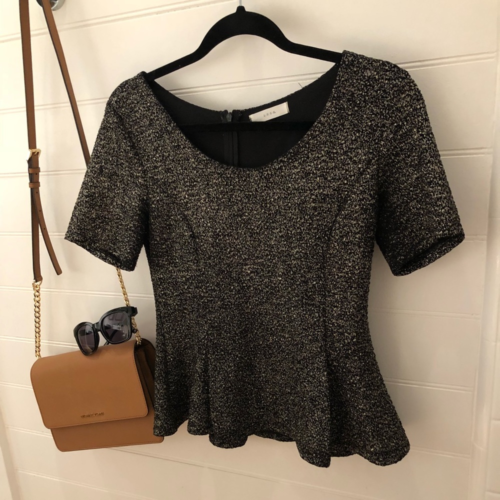 LUSH peplum top